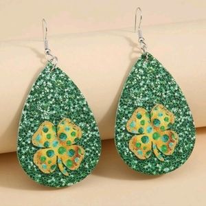 St Patrick's day earrings